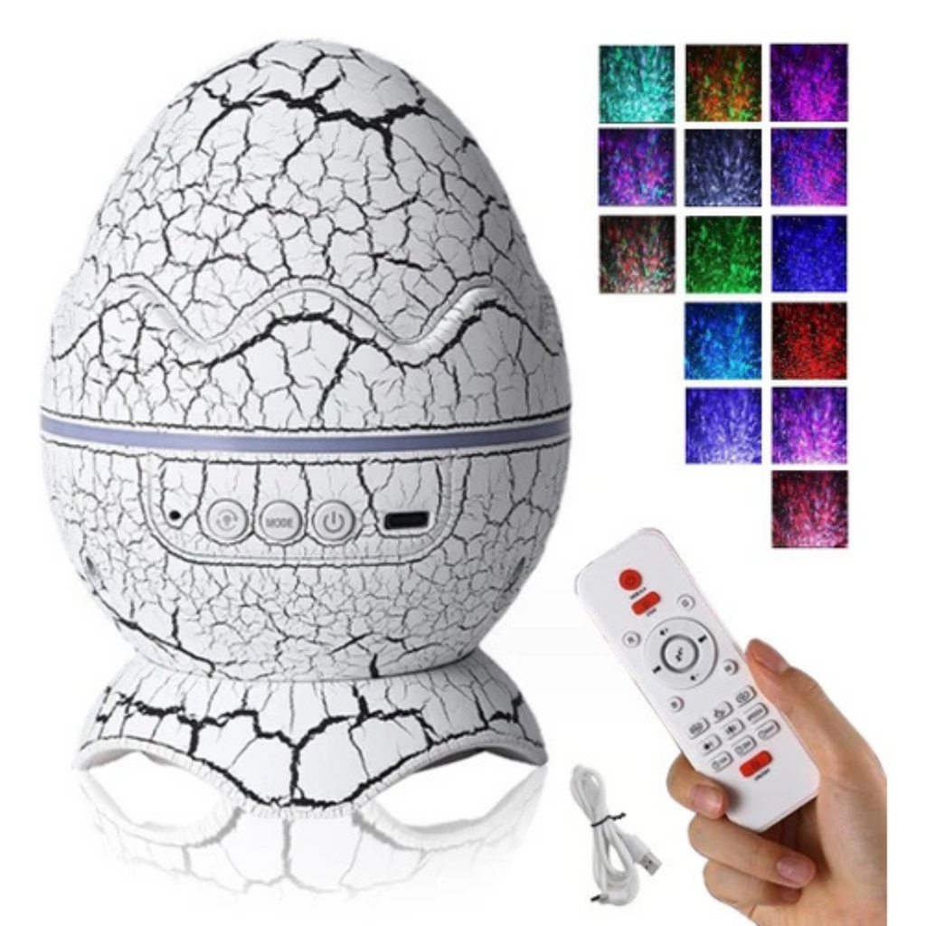 Dinosaur Egg Galaxy Projector Speaker