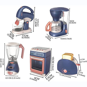 Kids Kitchen Play Set Appliances