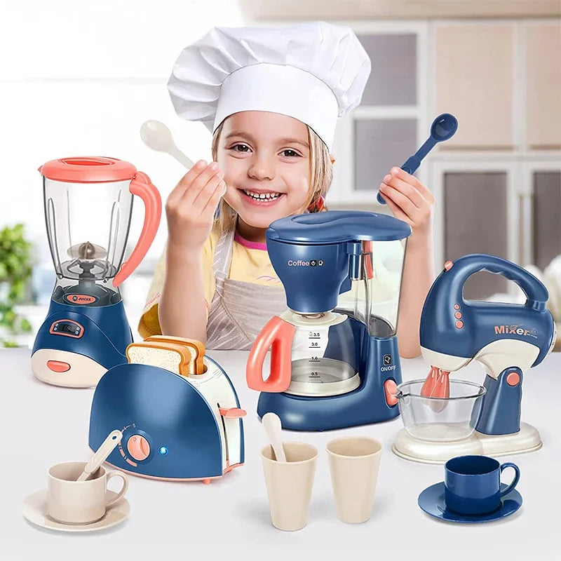 Kids Kitchen Play Set Appliances