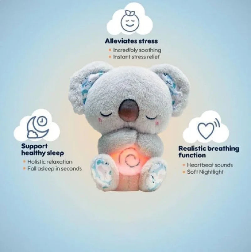 Breathing Koala Baby Sleep Light & Music