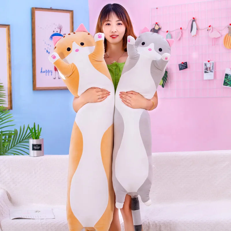 Cute Soft Long Cat Pillow 