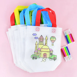 Kids Coloring Party Bags Set