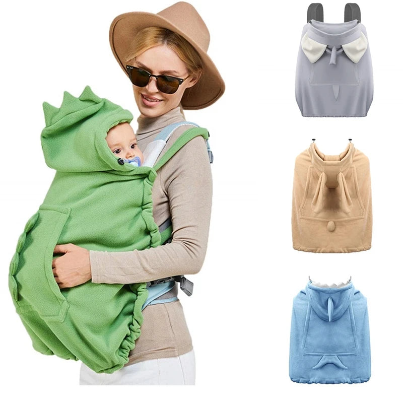 Windproof Baby Carrier Cover Hooded