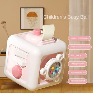 Sensory Busy Board Baby Cube