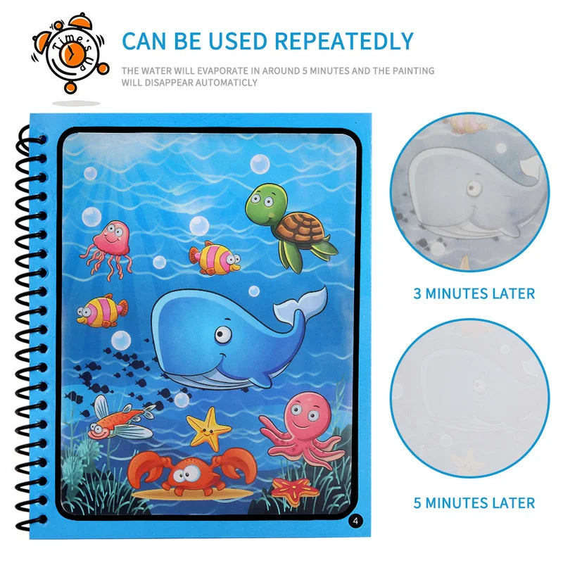 Magic Water Drawing Book Kids