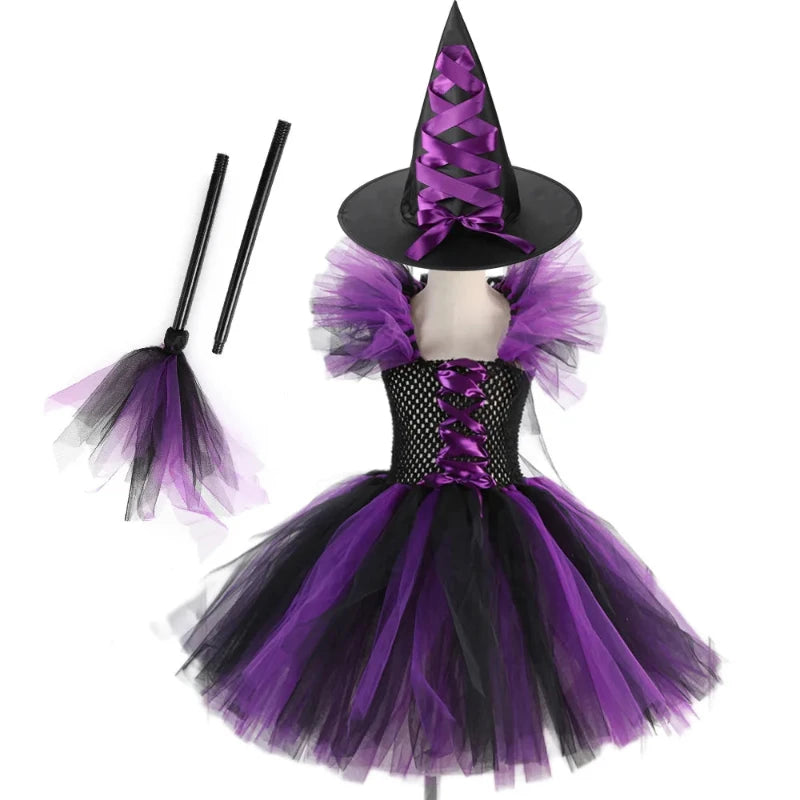 Purple Witch Halloween Costume