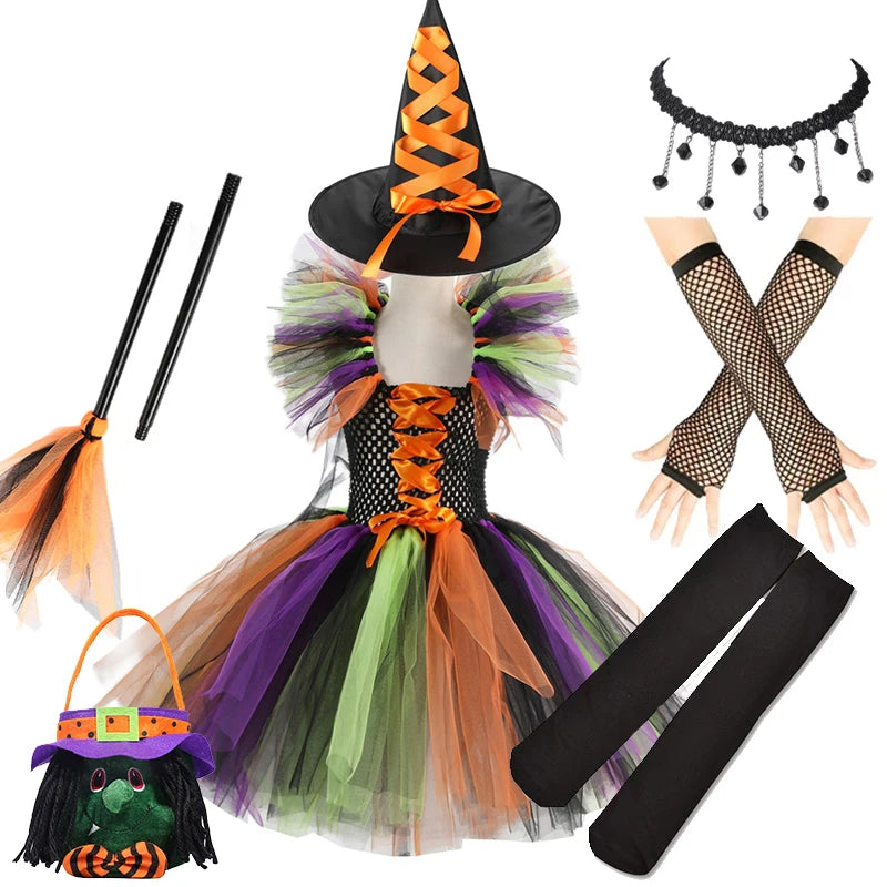 Purple Witch Halloween Costume