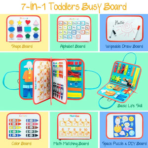 Montessori Busy Board Sensory Toy