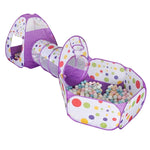 3 in 1 Tent with Ball Pit and Tunnel