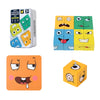 Kids Emotion Puzzle Blocks - Montessori Toy