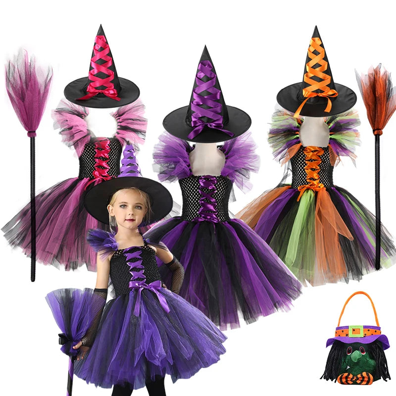 Purple Witch Halloween Costume