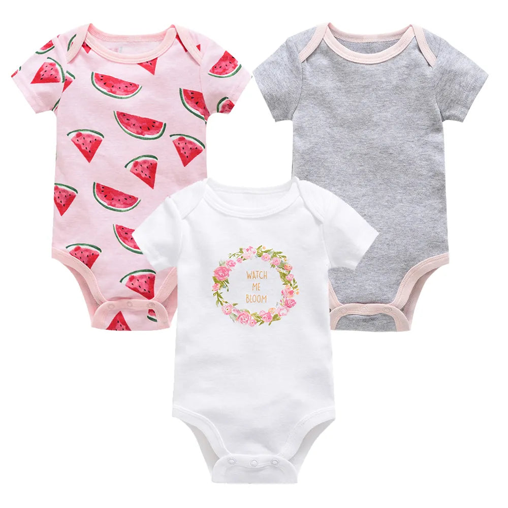 Short Sleeve Baby Bodysuit