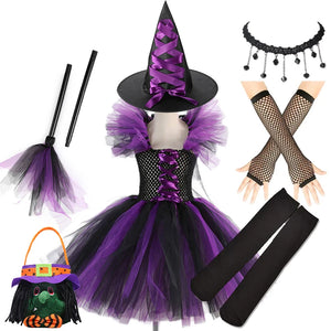 Purple Witch Halloween Costume