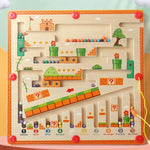 Wooden Montessori Magnetic Maze Educational Toy