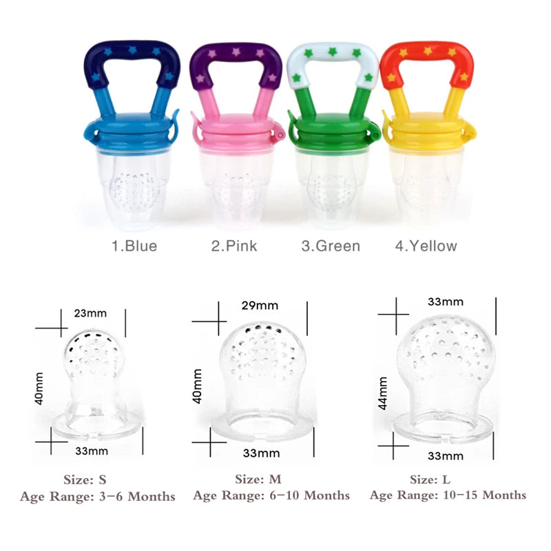 5pcs Silicone Baby Feeding Bottle with Spoon