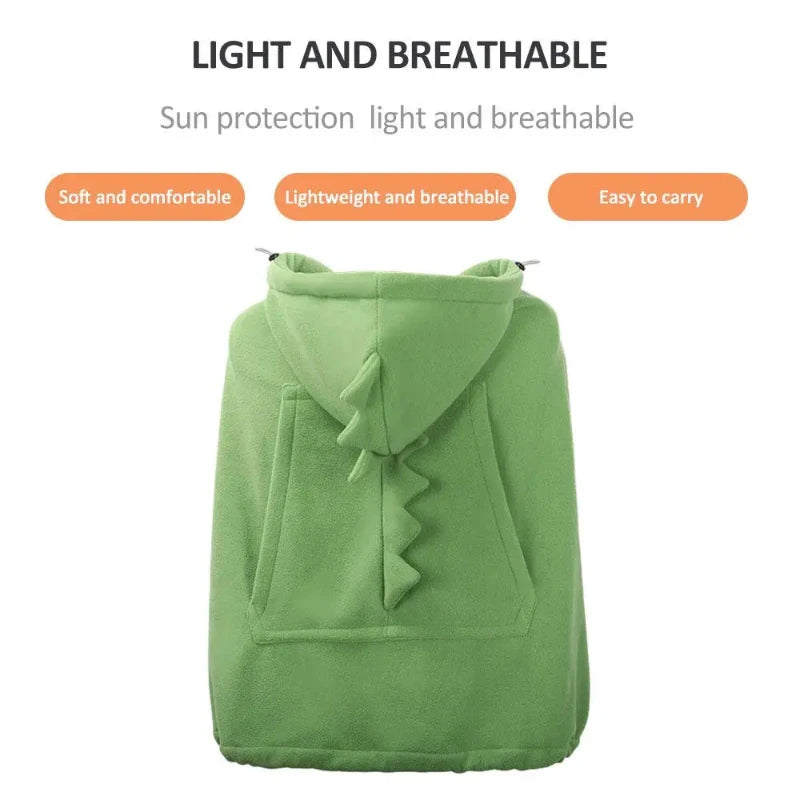 Windproof Baby Carrier Cover Hooded