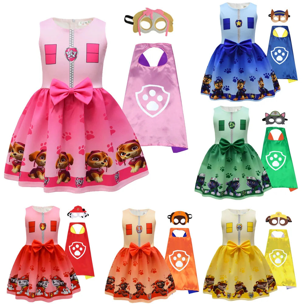 Kids Patrol Dog Party Dress