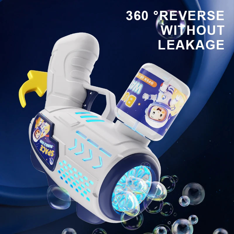 Electric Bubble Gun Machine for Kids