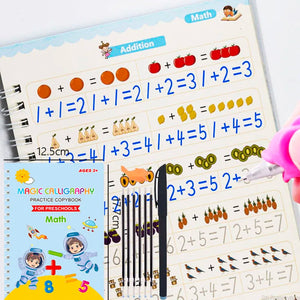 Reusable Calligraphy Practice Book for Kids