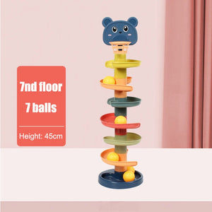 Educational Rolling Ball Baby Tower