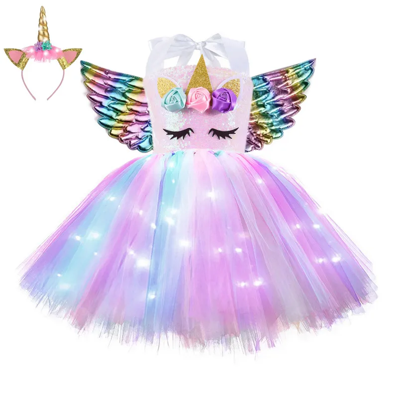 Colorful Unicorn Costume for Girls